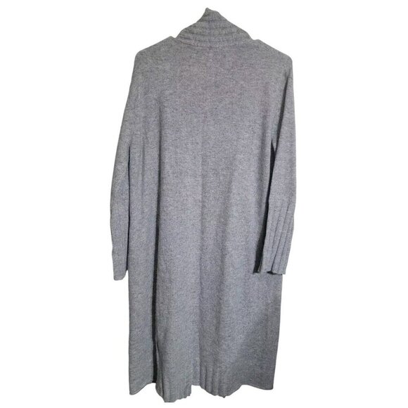 Naadam Sweater Womens S Gray Cashmere Cardigan Cable Knit Lagenlook Modest - Picture 3 of 10